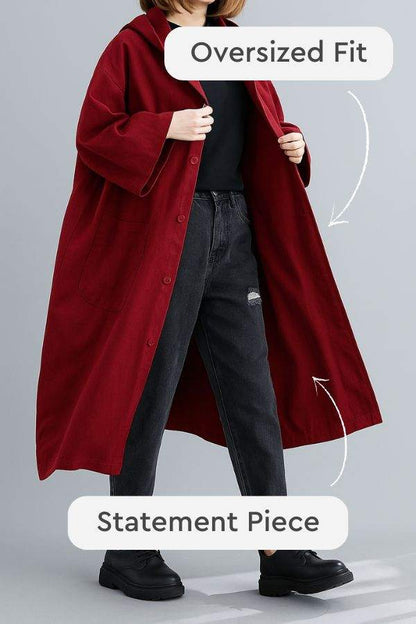 Chaqueta Oversize de Mujer | Talla Única