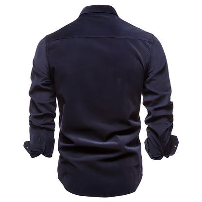 Camisa Casual de Hombre | Bolsillos en el Pecho