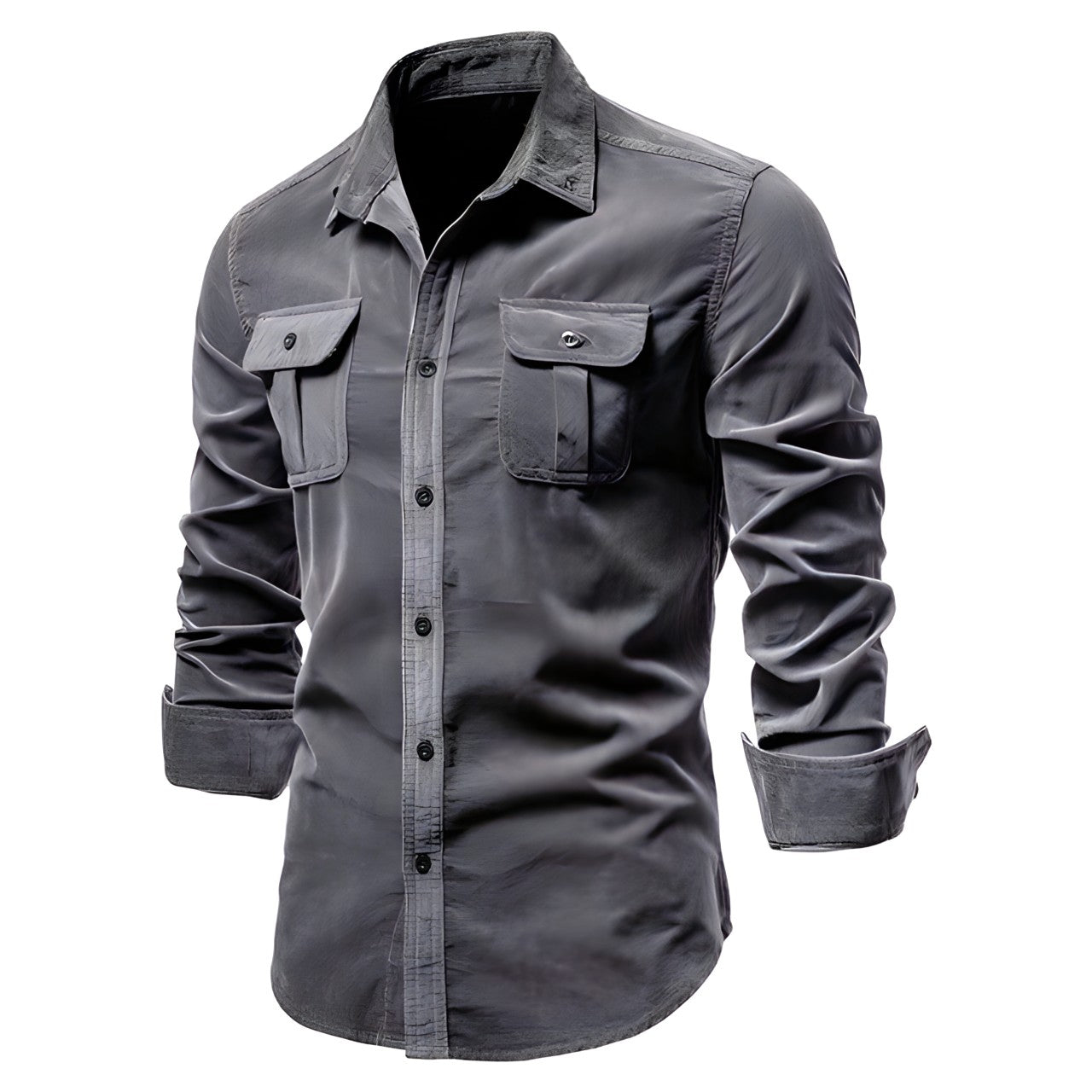 Camisa Casual de Hombre | Bolsillos en el Pecho