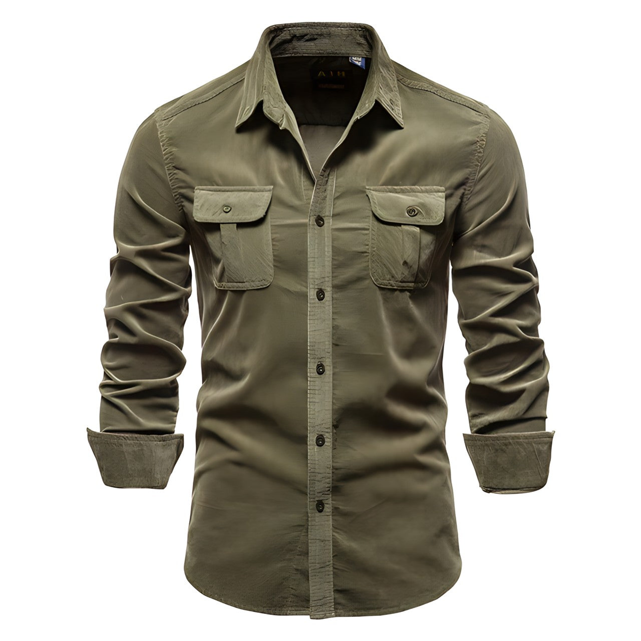 Camisa Casual de Hombre | Bolsillos en el Pecho