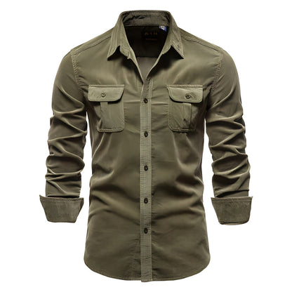 Camisa Casual de Hombre | Bolsillos en el Pecho