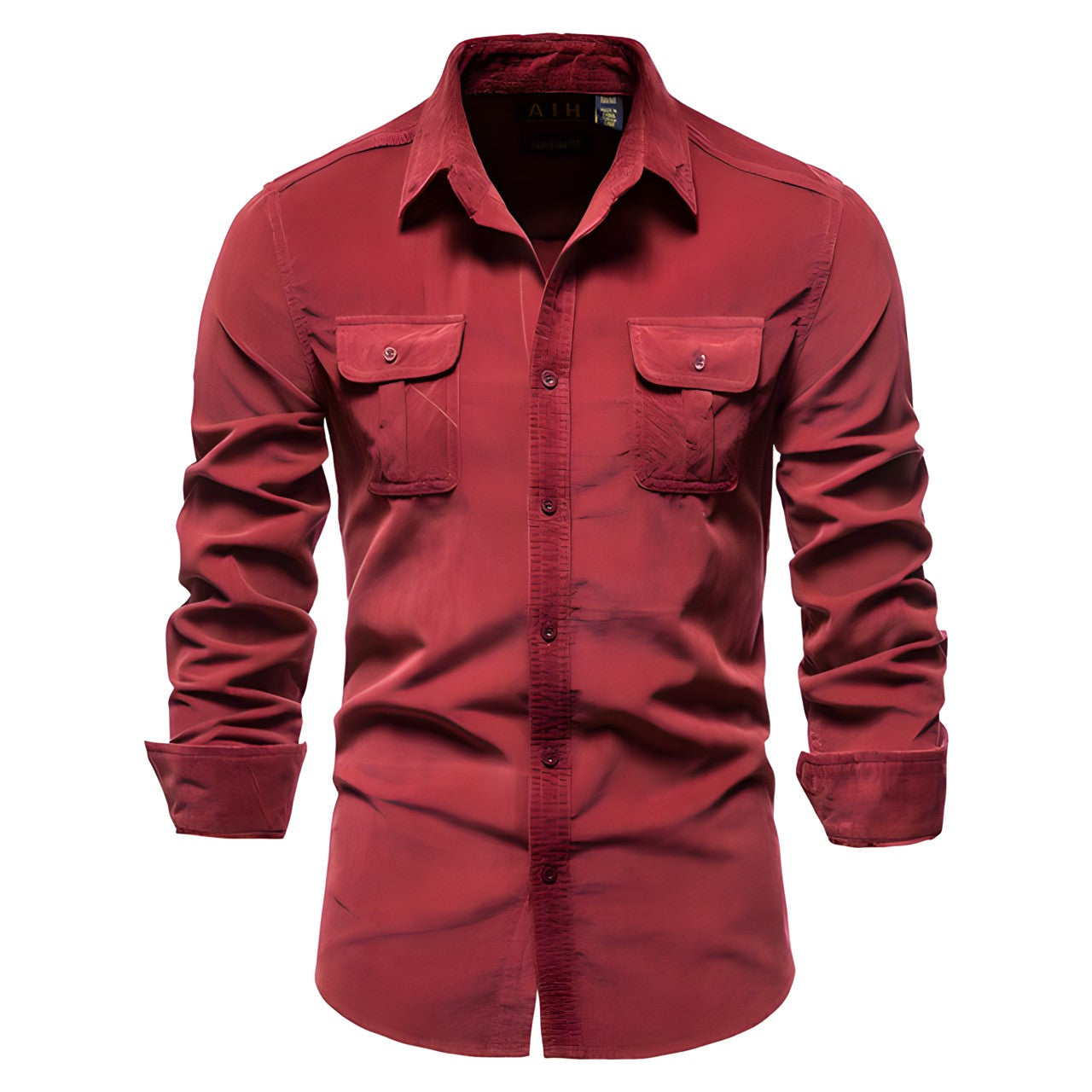 Camisa Casual de Hombre | Bolsillos en el Pecho