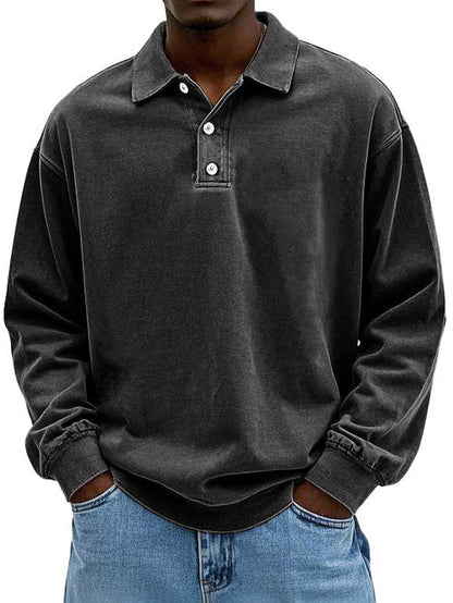 Camisa de Hombre de Manga Larga | Estilo Polo