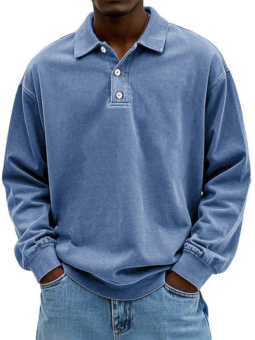 Camisa de Hombre de Manga Larga | Estilo Polo