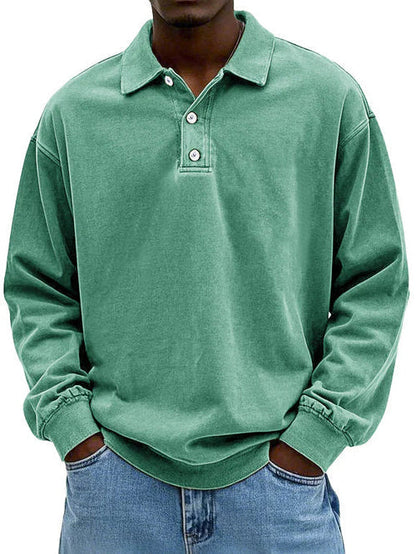 Camisa de Hombre de Manga Larga | Estilo Polo