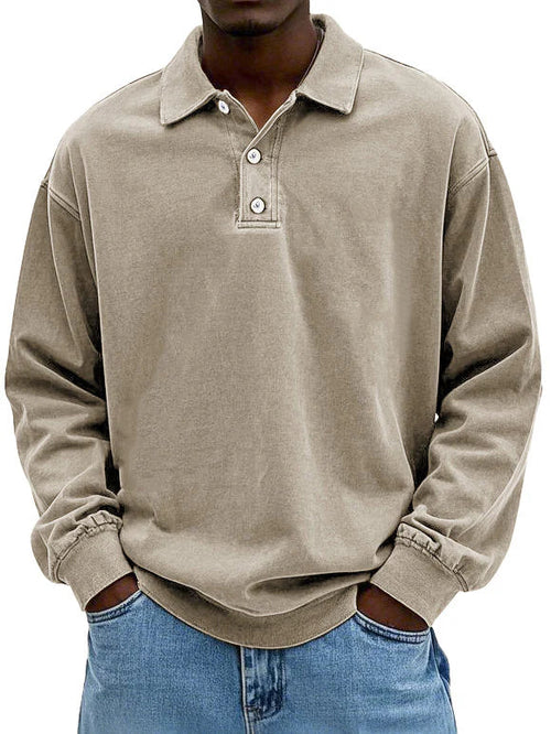 Camisa de Hombre de Manga Larga | Estilo Polo