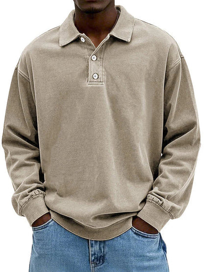 Camisa de Hombre de Manga Larga | Estilo Polo
