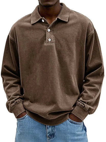 Camisa de Hombre de Manga Larga | Estilo Polo