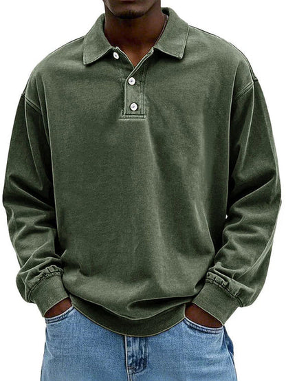 Camisa de Hombre de Manga Larga | Estilo Polo