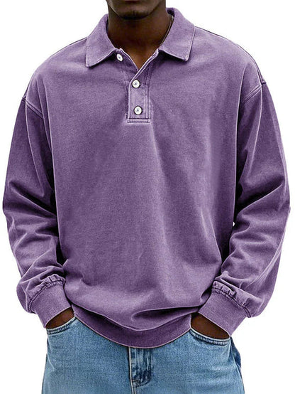 Camisa de Hombre de Manga Larga | Estilo Polo