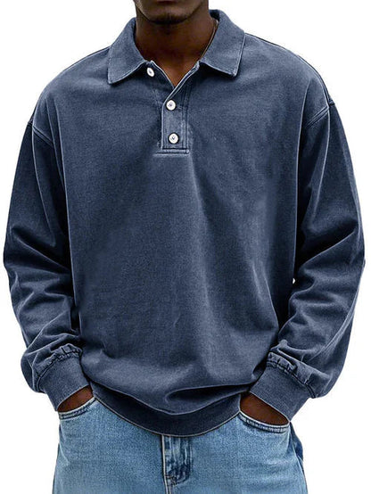 Camisa de Hombre de Manga Larga | Estilo Polo