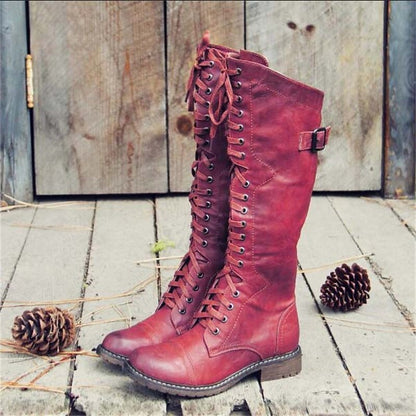 Botas Altas de Mujer | Con Cordones