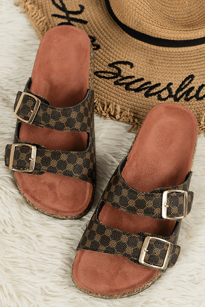 Sandalias Mujer con Hebillas para Casa y Relax - Carmen Modas - Slides Shoes + Flip Flops