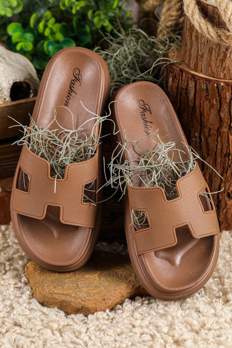 Sandalias plataforma diseño calado abiertas para verano - Carmen Modas - Sandals