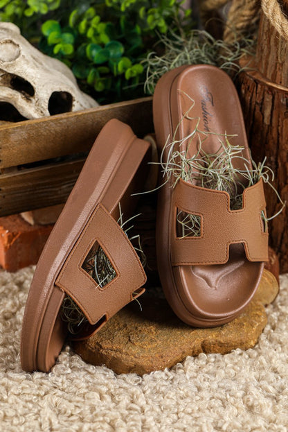 Sandalias plataforma diseño calado abiertas para verano - Carmen Modas - Sandals