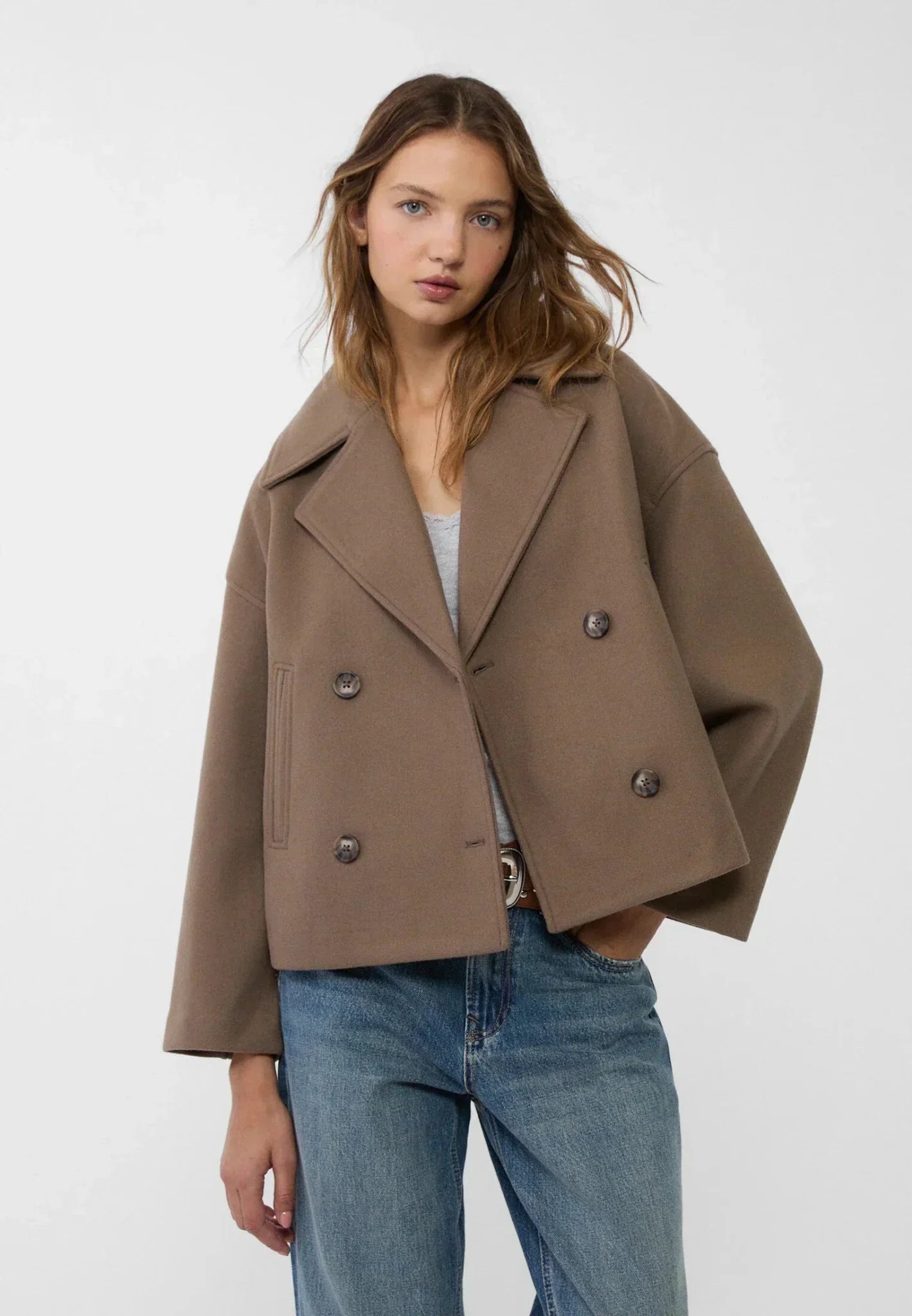 Blazer de mujer cruzado | Solapa ancha