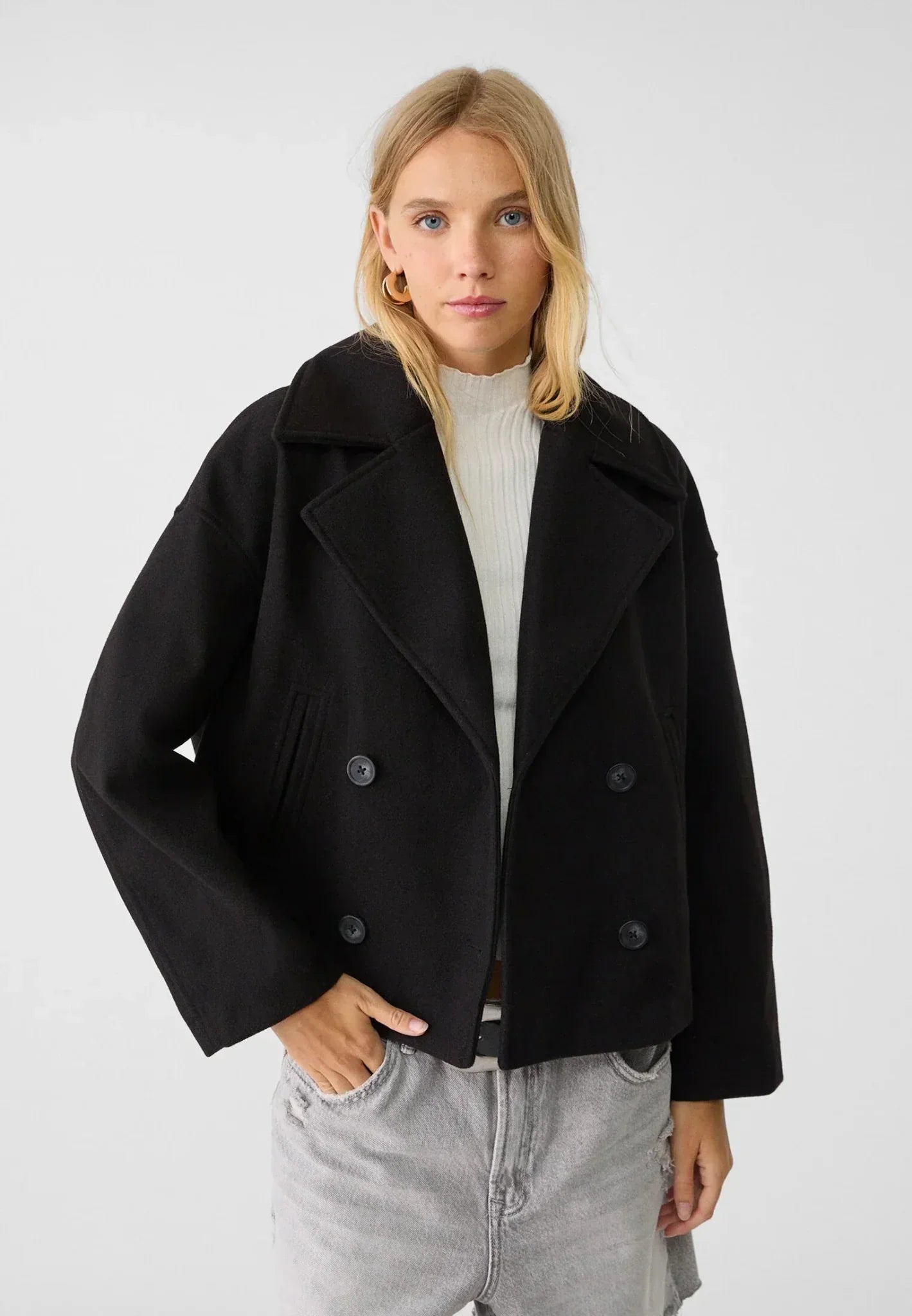 Blazer de mujer cruzado | Solapa ancha