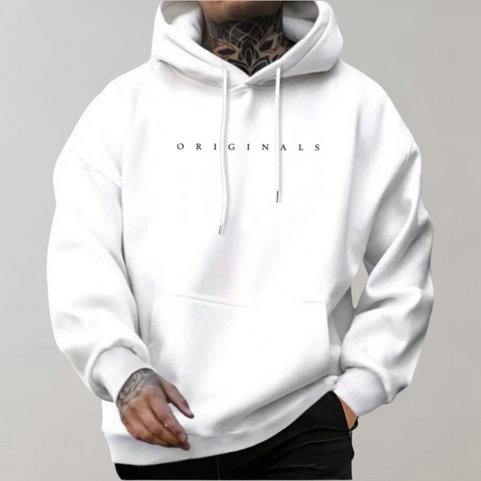 Sudadera con Capucha Estampada de Hombre | Casual