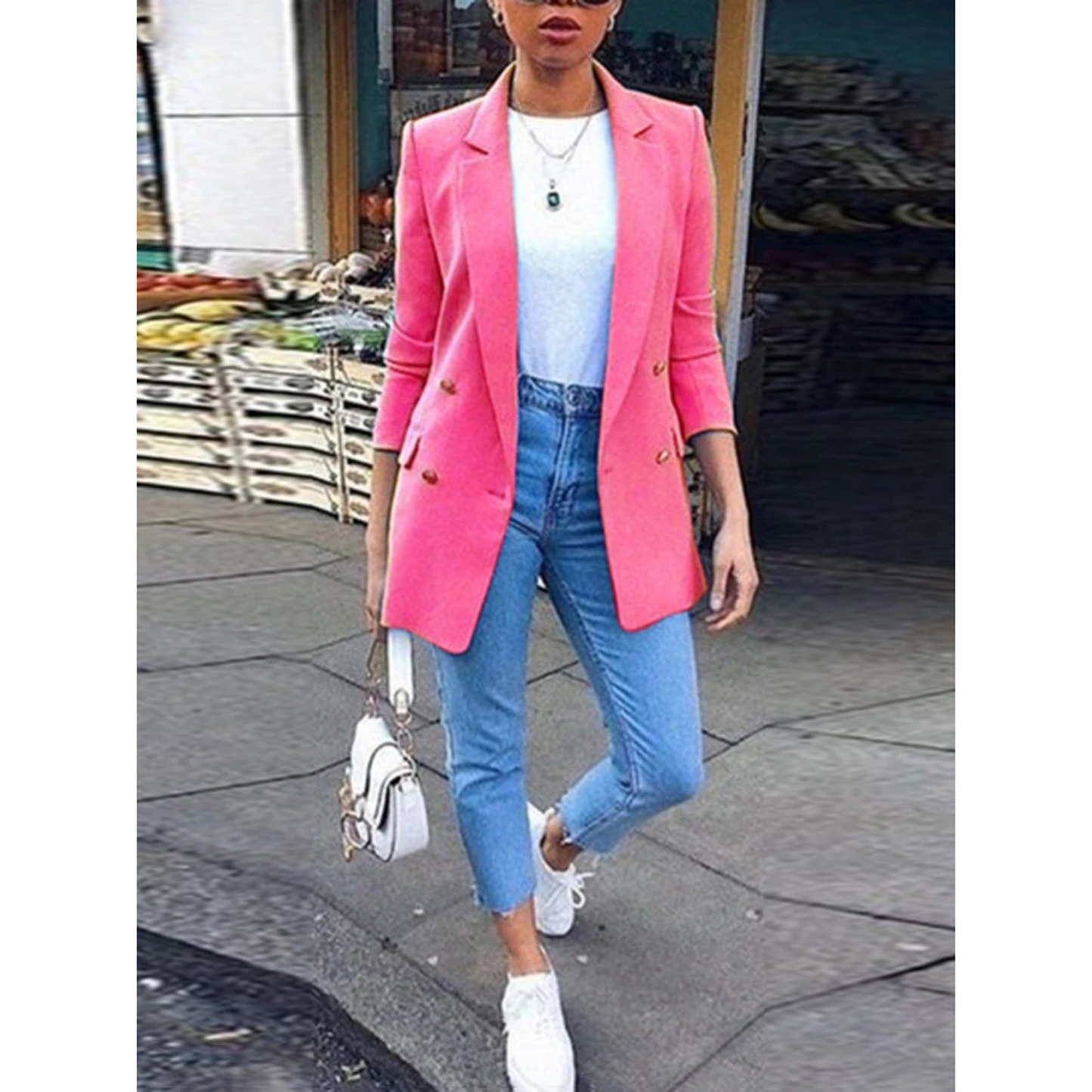 Blazer Mujer Medio Largo | Look Diario