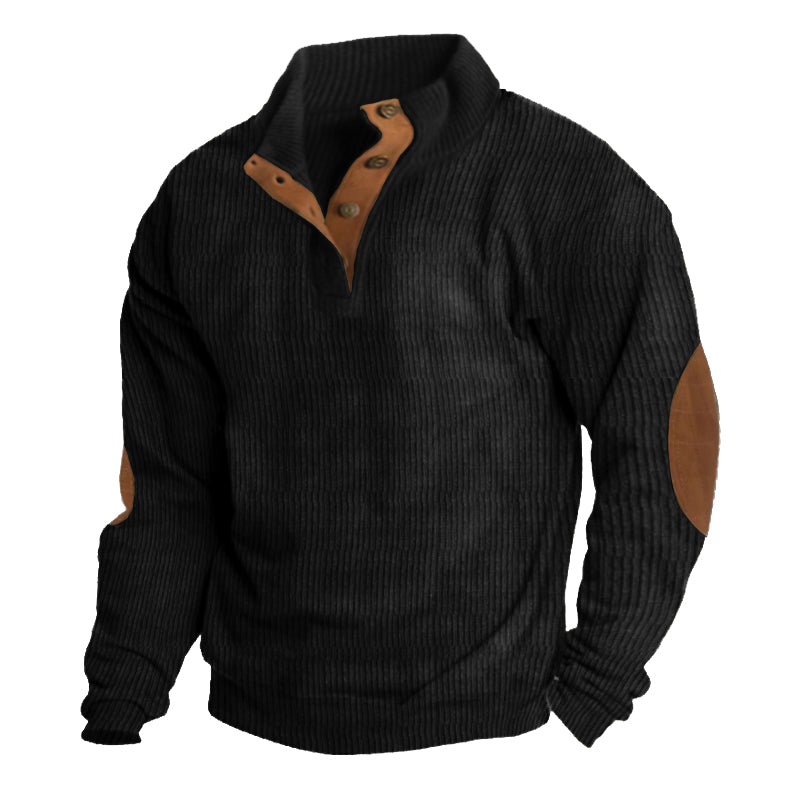 Suéter de Hombre para Exterior | Cuello con Botones