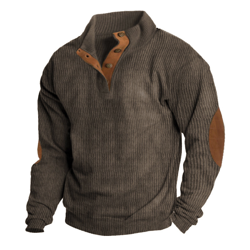 Suéter de Hombre para Exterior | Cuello con Botones