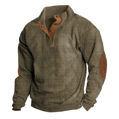 Suéter de Hombre para Exterior | Cuello con Botones