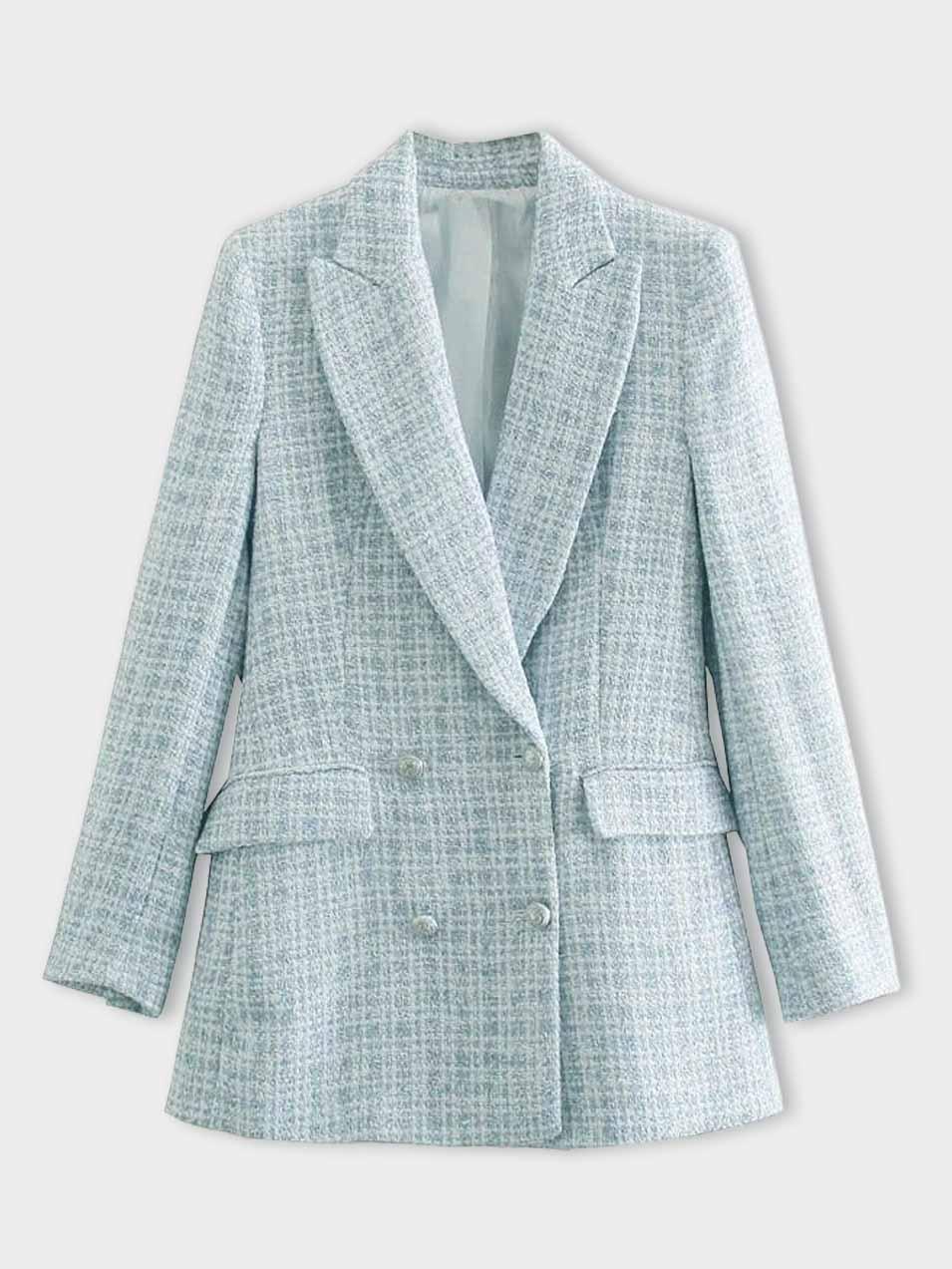 Blazer Mujer Tejido Texturizado | Estilo Entallado