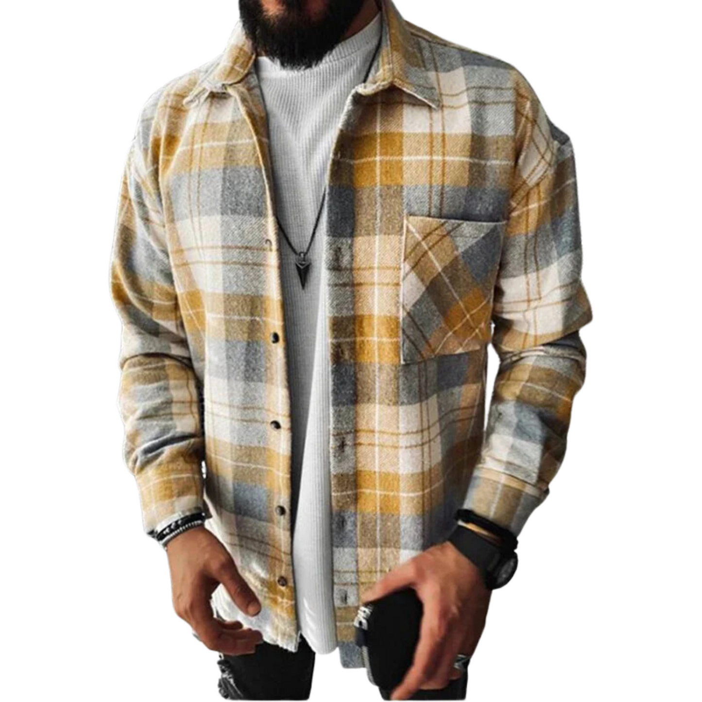 Sobrecamisa de Invierno de Hombre | A Cuadros