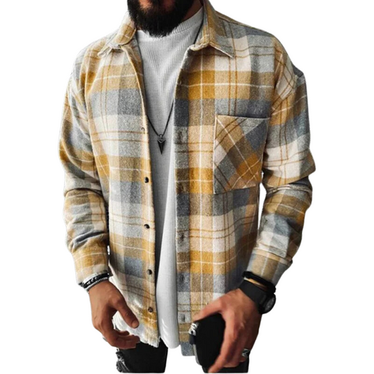 Sobrecamisa de Invierno de Hombre | A Cuadros