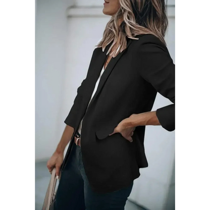 Blazer Mujer Manga Abullonada | Conjunto Casual