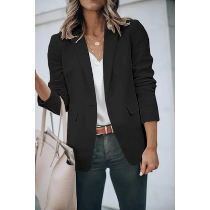 Blazer Mujer Manga Abullonada | Conjunto Casual