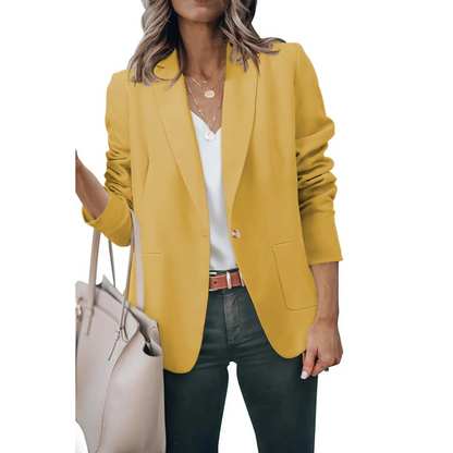 Blazer Mujer Manga Abullonada | Conjunto Casual