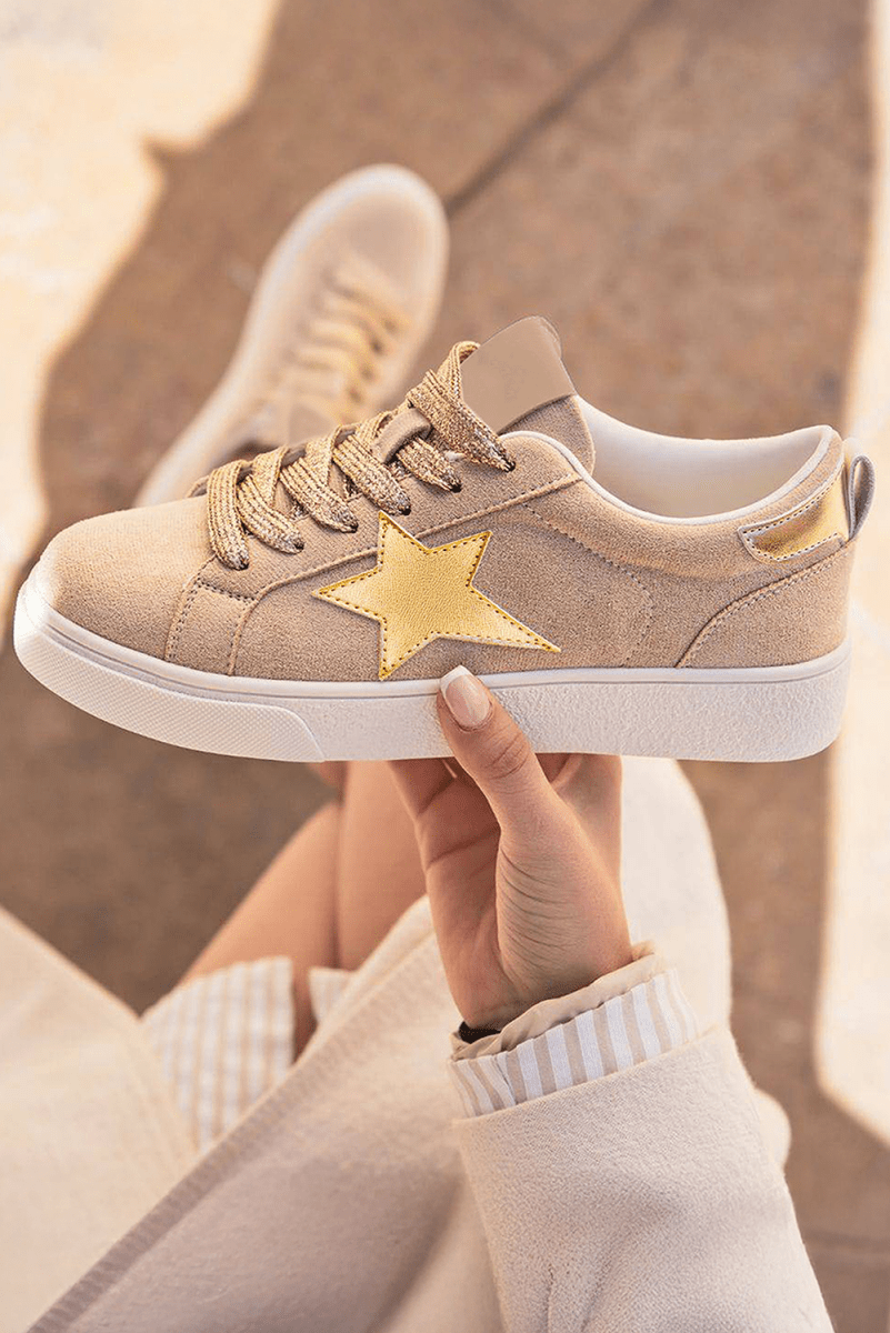 Zapatillas Mujer Brillantes con Lentejuelas y Cordones - Carmen Modas - Sneakers