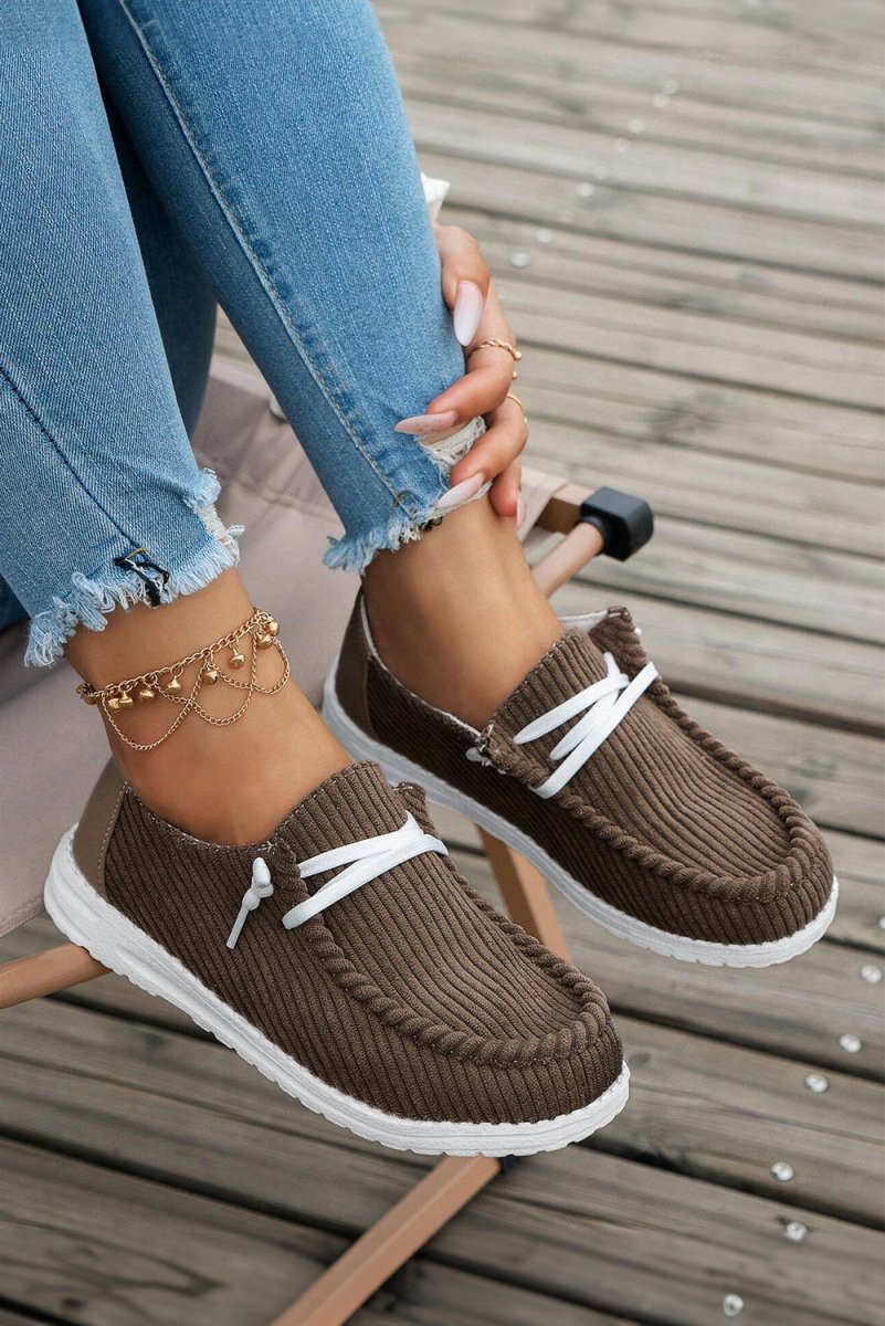 Zapatos Casuales de Cordones con Suela Antideslizante - Carmen Modas - Sneakers
