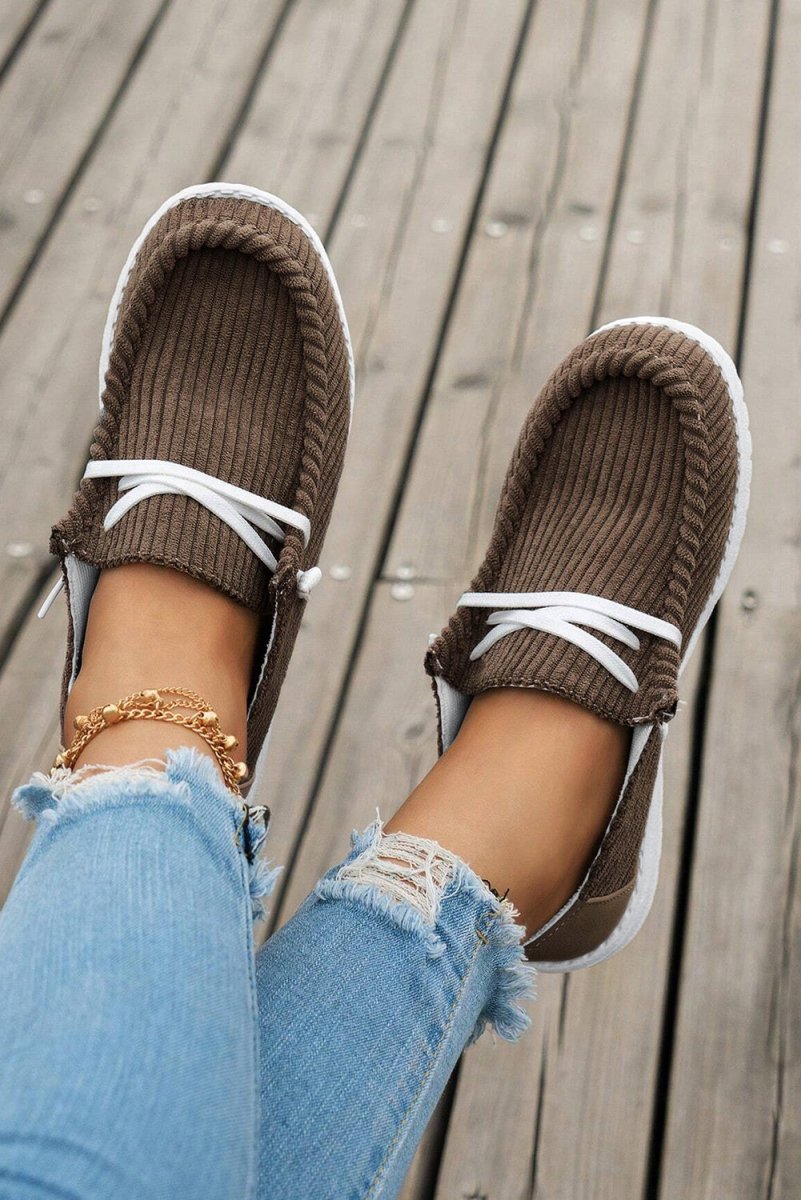 Zapatos Casuales de Cordones con Suela Antideslizante - Carmen Modas - Sneakers