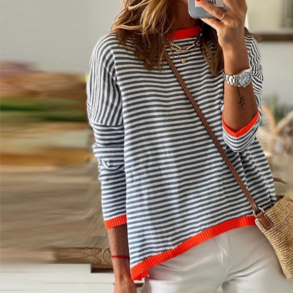 Sandra | Striped top - S - AMVIM