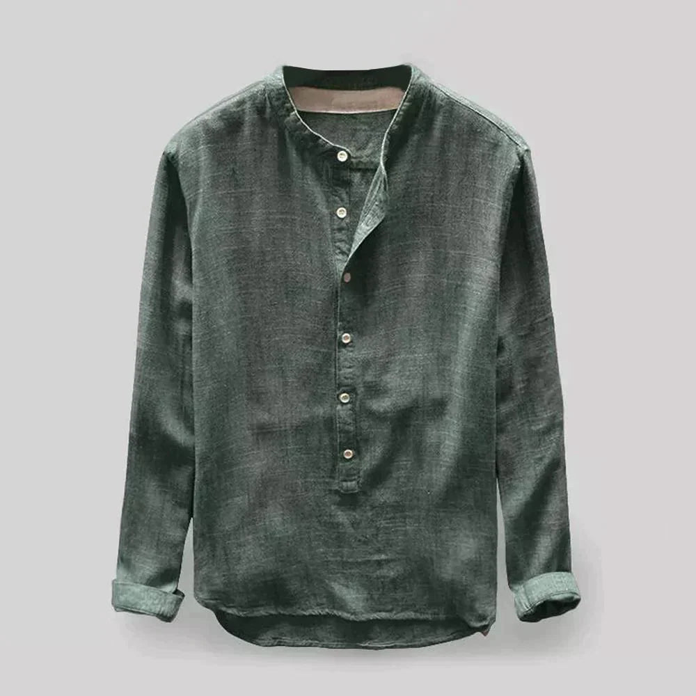 Cullen | Classic Oxford men's blouse - Green / M - AMVIM