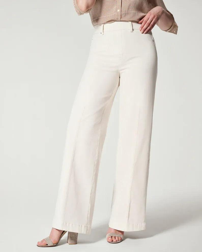 Phoebe | Pull-On Chic Jeans - White / S - AMVIM