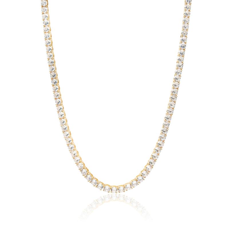 4MM Tennis Chain - 20 inch / Gold - AMVIM