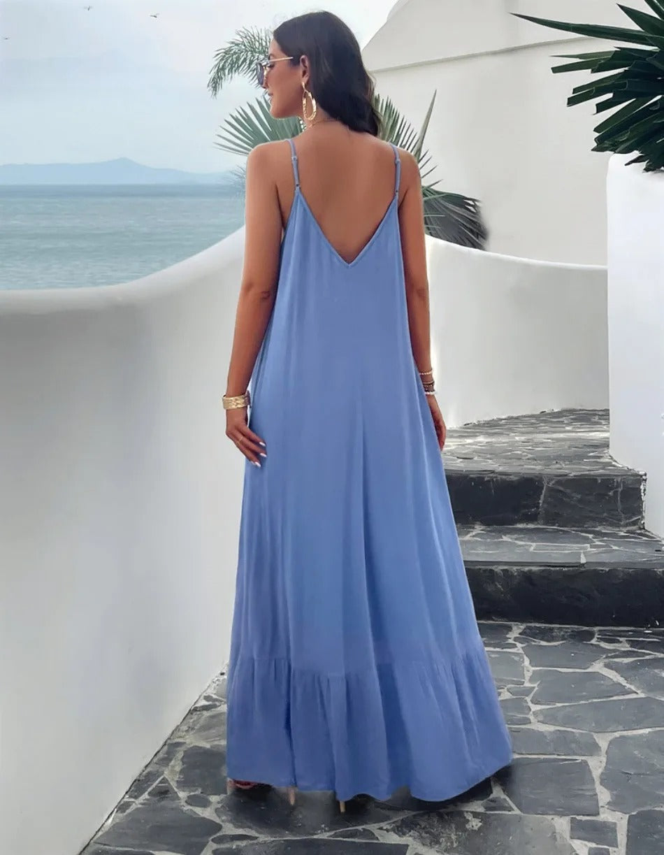 Evelyn | Elegante vestido de tirantes