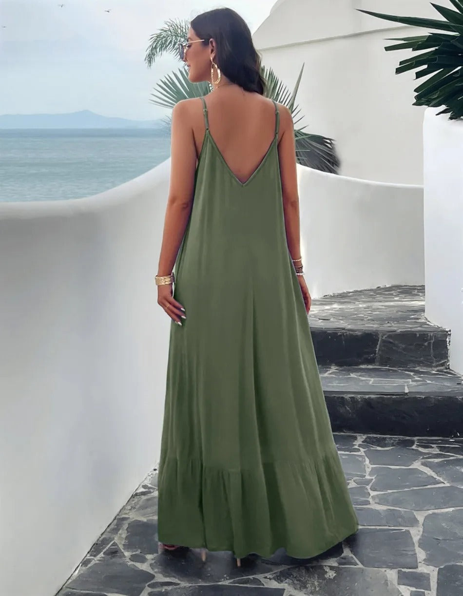 Evelyn | Elegante vestido de tirantes