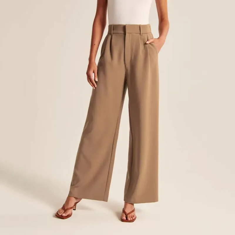 Paige | Pantalones con pinzas - Carmen Modas Caqui / XS