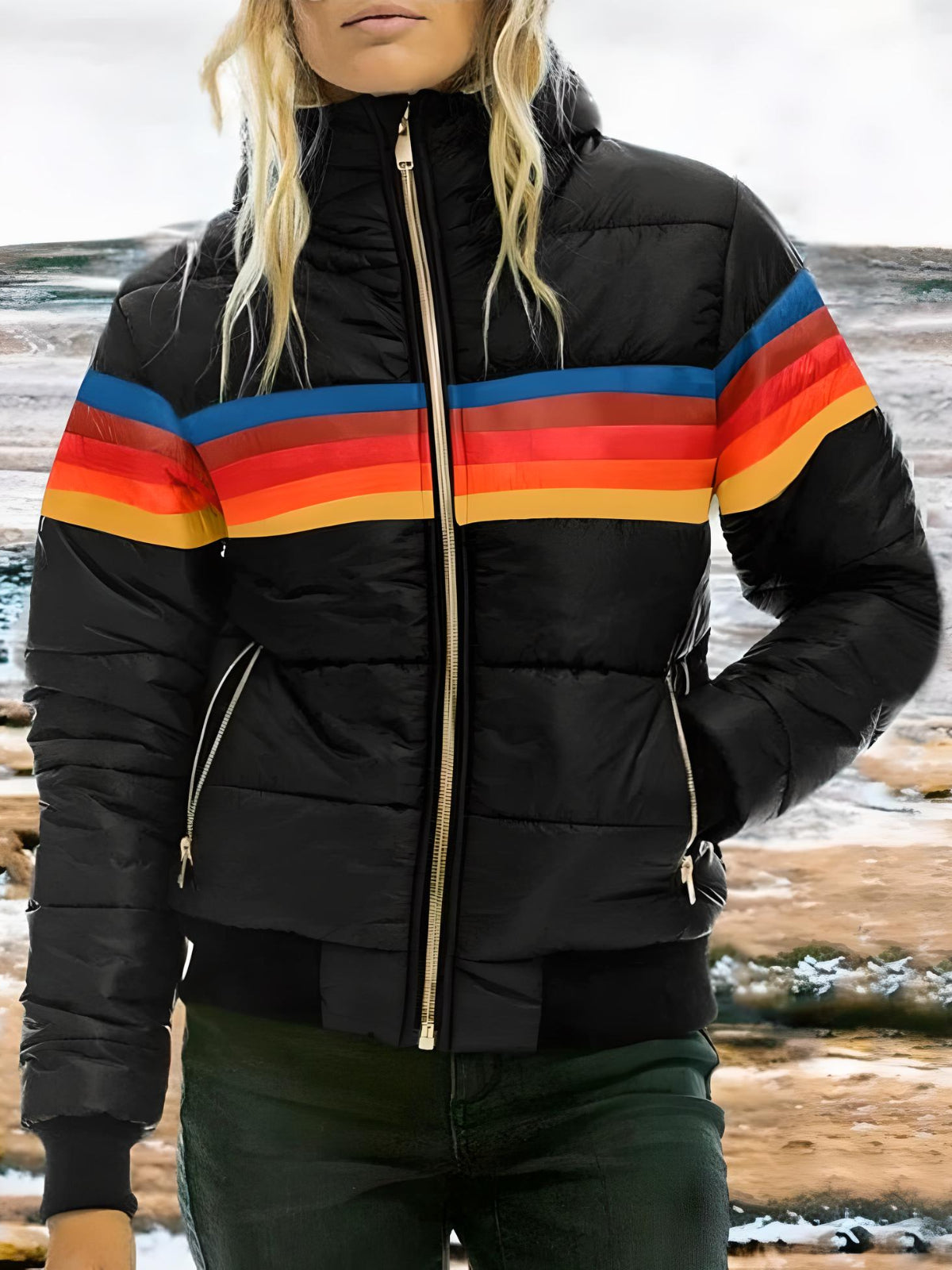 Rory | Rainbow Comfortable Hoodie