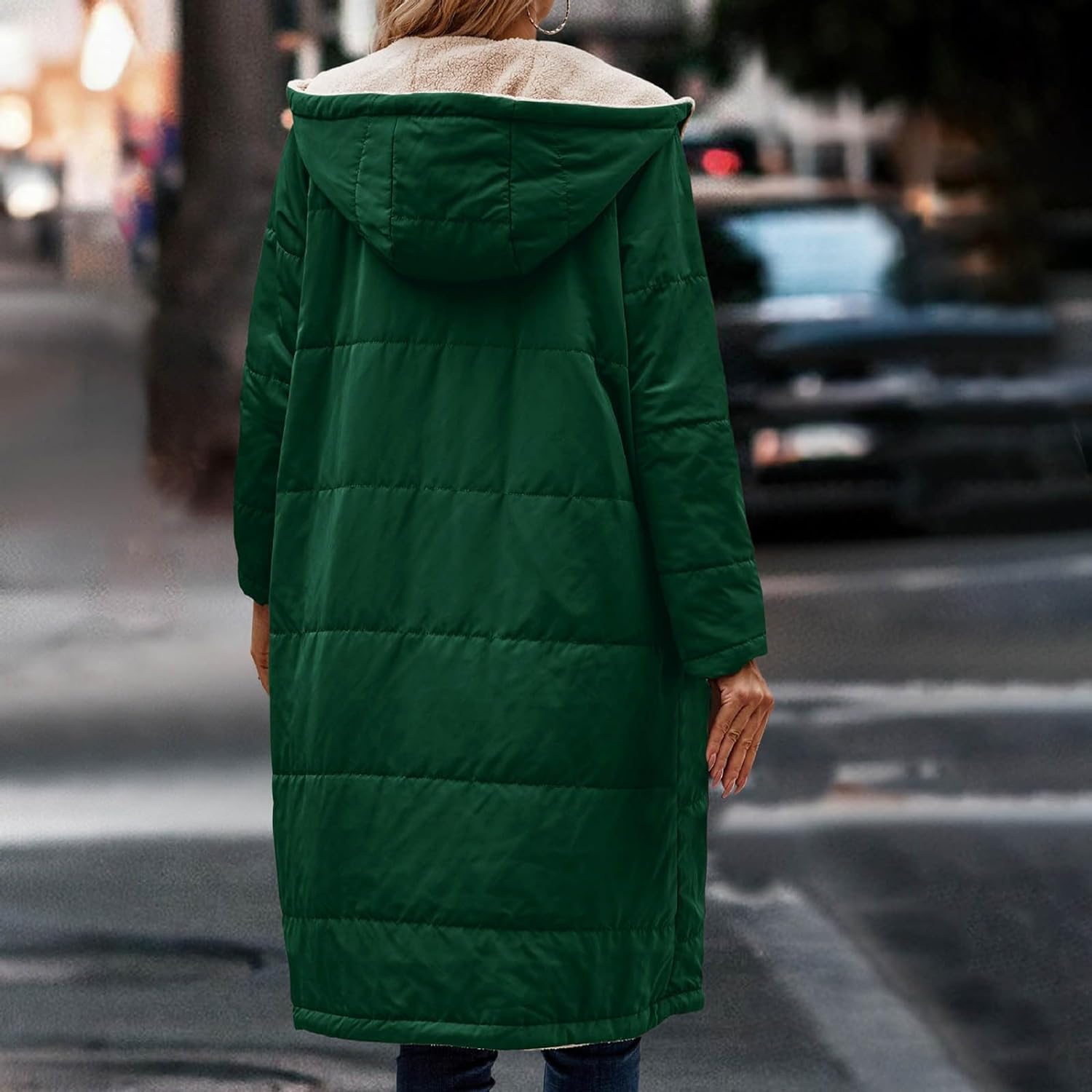 Ria | Reversible hooded coat