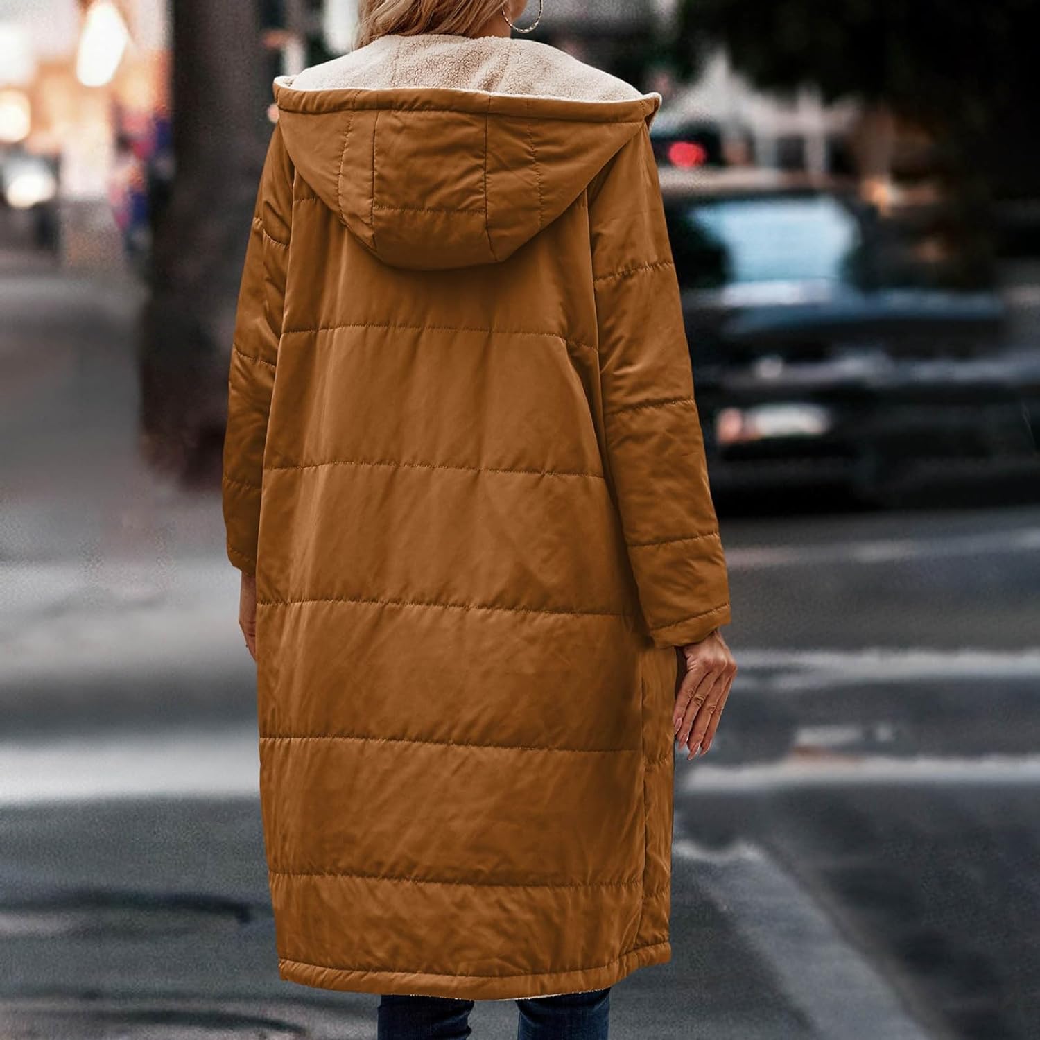 Ria | Reversible hooded coat