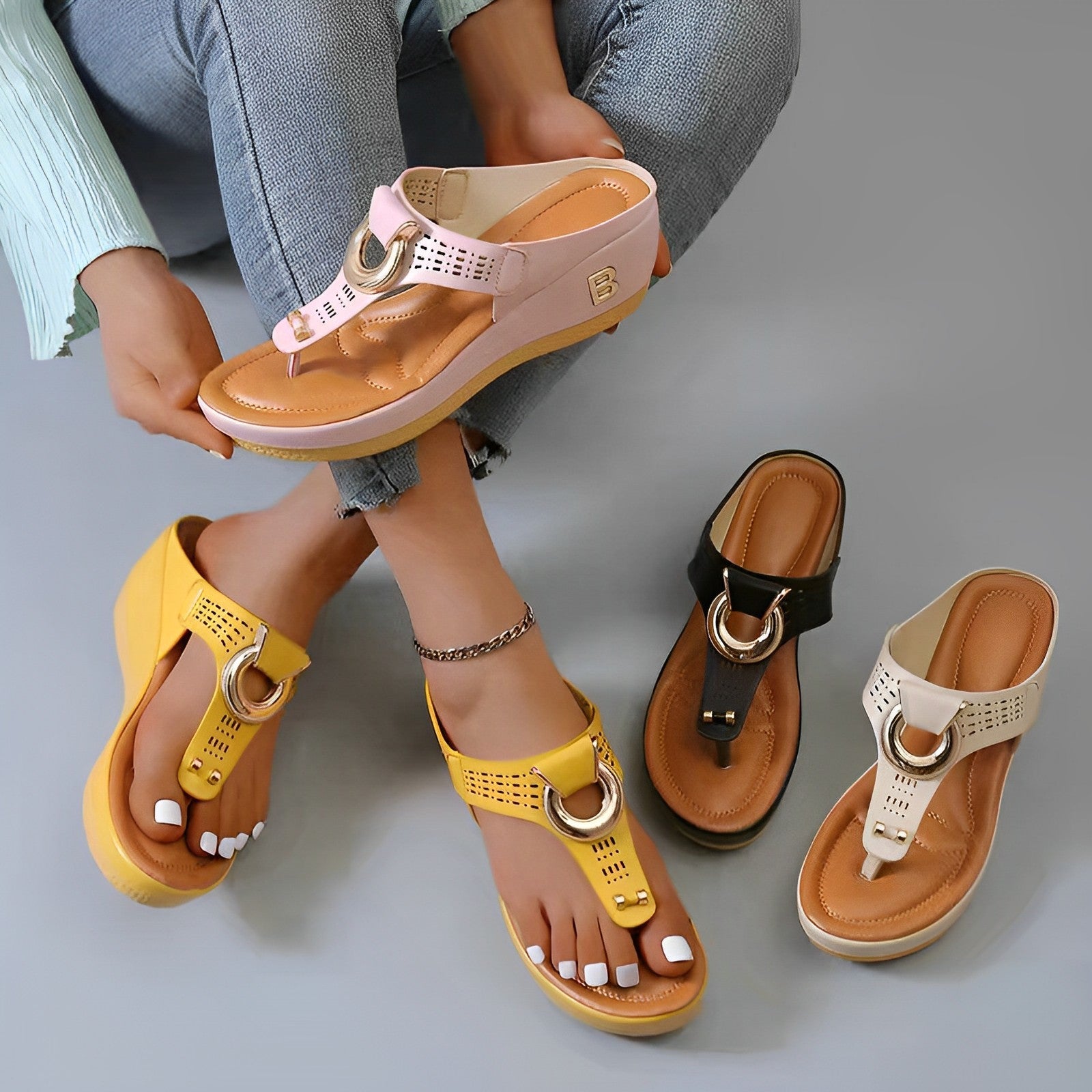 Octavia | Orthopedic Arch Support Sandals - AMVIM