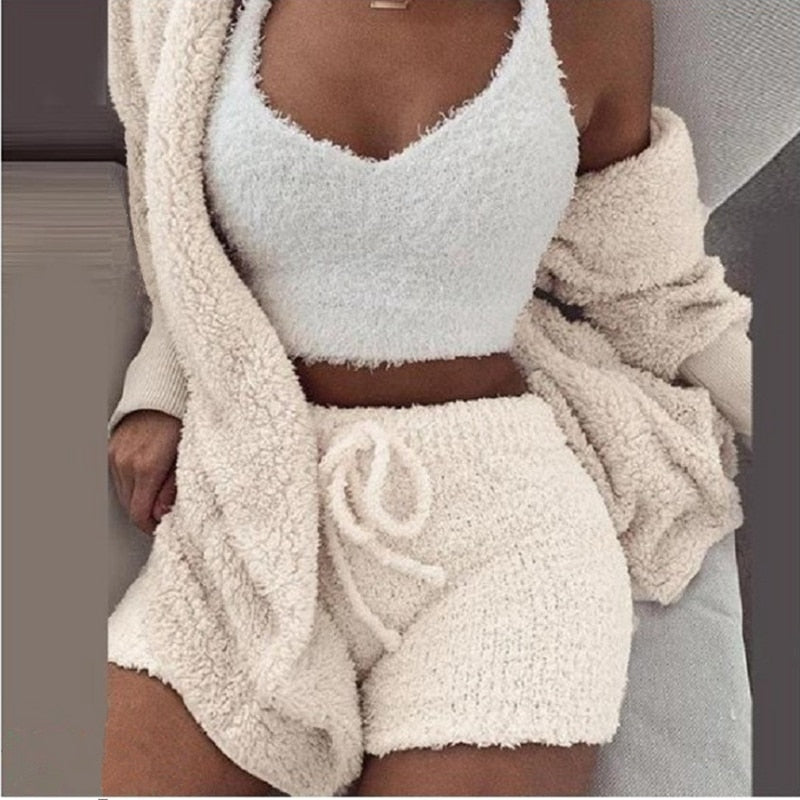 Selena | Soft & Sexy Set - White / S - AMVIM