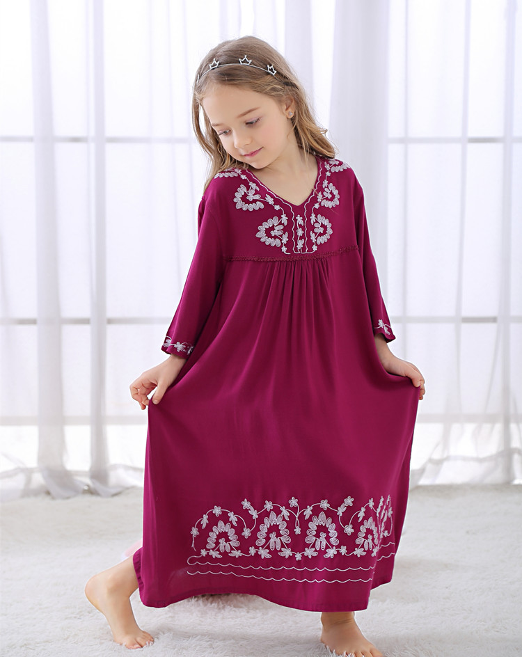 Socorro | Soft Cotton Princess Sleep Dress - 3T - AMVIM