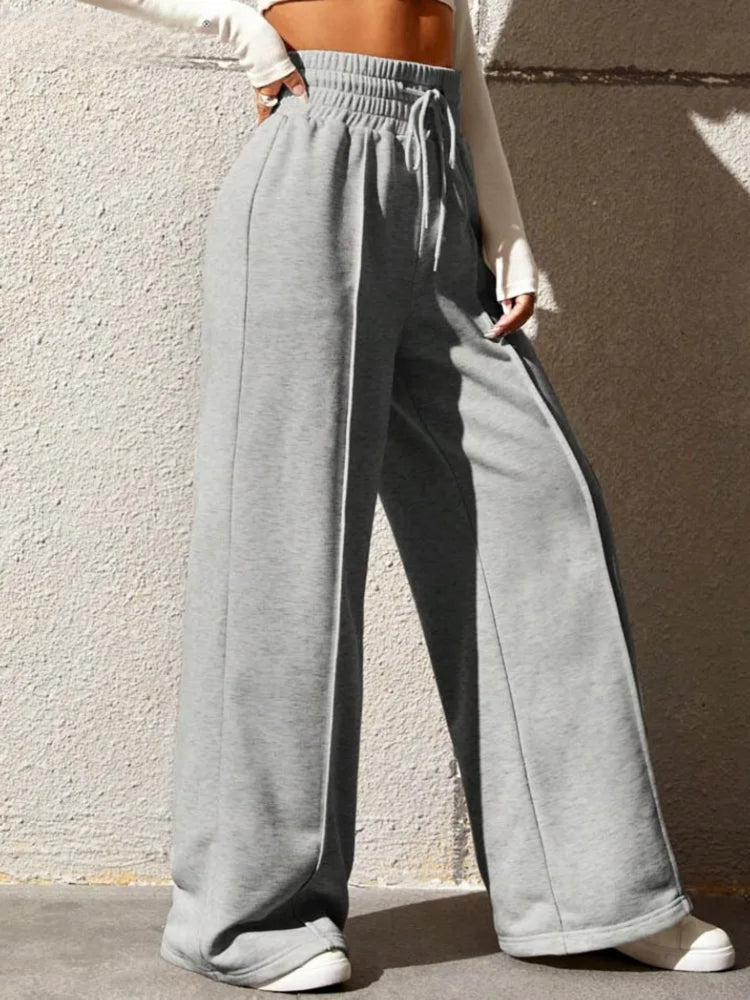 Seraphina | Sweat Street Wide Pants - AMVIM