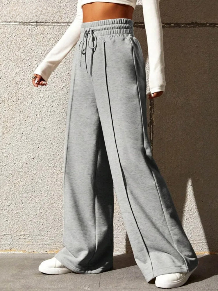 Seraphina | Sweat Street Wide Pants - AMVIM